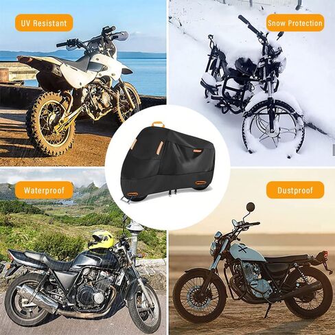 غطاء دراجة نارية لهوندا Goldwing 1800 GL1800 Gold Wing GL 1800 غطاء حماية للدراجة النارية في الهواء الطلق غطاء حماية من الشمس المطر للدراجات النارية ملحقات خارجية in Kuwait