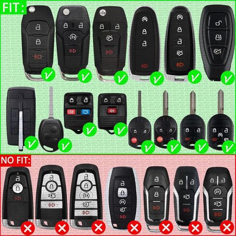 Key Fob Replacement Batteries for Ford (F150 Escape Focus Explorer Fusion Expedition Taurus Fiesta Econoline Flex Edge Transit Mustang Ranger EcoSport) Remote Battery (Pack of 2) (Check Fitment Guide) in Kuwait