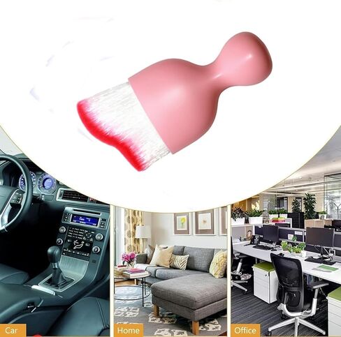 6Pcs Car Interior Cleaning Soft Brushes, Car Interior Beauty Brush,Car Interior Dusting Brush,Suitable for Cleaning Car Interior or Exterior,Air Conditioning Vents, Leather in Kuwait