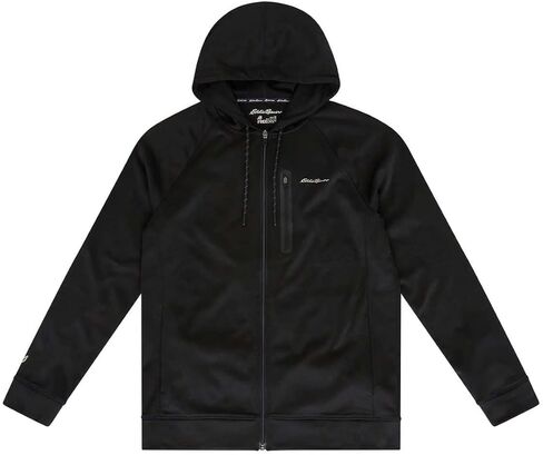 Eddie Bauer Men’s Performance Full Zip Hoodie | Mens Full Zip Performance Hoodie - Black X-Large in Saudi Arabia