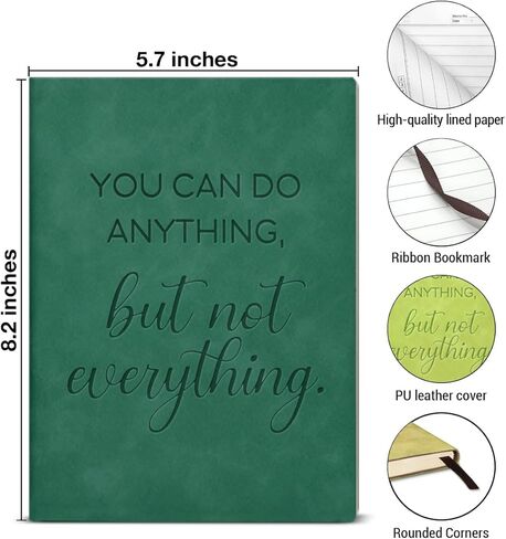 Inspirational Journal Notebook for Women Men, Motivational Gifts for Friends Coworker, You Can Do Anything But Not Everything 160 Pages Writing Notebook in Saudi Arabia