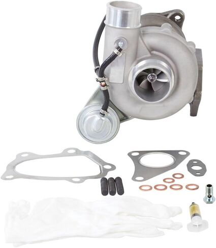 شاحن توربيني مع خط زيت مسمار بانجو لسوبارو امبريزا WRX STI 2008-2019 يستبدل IHI VF48 - BuyAutoParts 40-30187AN جديد in Saudi Arabia