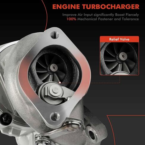 A-Premium K03 Right Side Complete Turbocharger Turbo Kit with Gasket & Wastegate Actuator Compatible with Ford & Lincoln Models - F-150 F150 2018-2020, Expedition 2018-2019, Navigator 2018-2022, 3.5L in Saudi Arabia