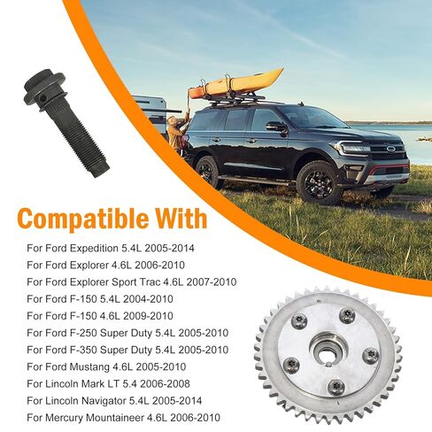 مستشعر موضع عمود الحدبات 3R2Z-6A257-DA مناسب لسيارة Ford Expedition F150 F250 F350 Super Duty Lincoln Navigator Mercury Mountaineer 4.6L 5.4L 2005-2014 المستشعر يستبدل 3L3E6C524FA 917-250XD in Kuwait