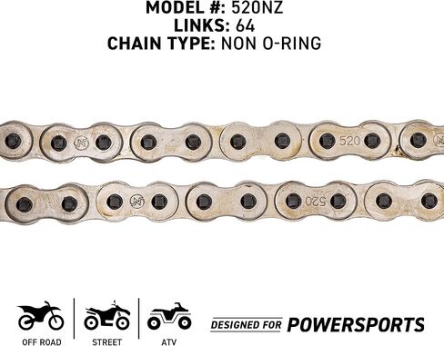 NICHE Drive Sprocket Chain Combo for Polaris Sportsman 400L 4x4 W938039 Front 11 Rear 34 Tooth 520NZ Standard 64 Links in Saudi Arabia