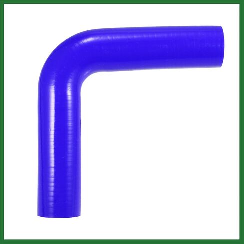 Motoforti 35mm 1.38" ID 90 Degree Elbow Silicone Reducer Hose Pipe Bend Turbo Water Intercooler Blue Long-lasting in Saudi Arabia