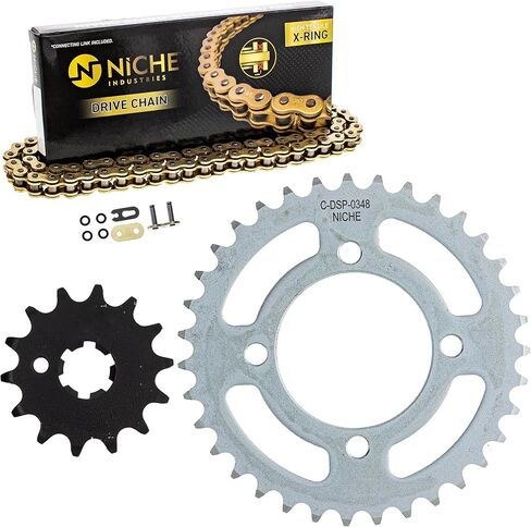 NICHE Drive Sprocket Chain Combo for Yamaha TTR110E Front 14 Rear 35 Tooth 420 X-Ring 90 Links in Saudi Arabia