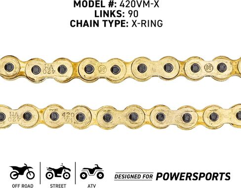 NICHE Drive Sprocket Chain Combo for Yamaha TTR110E Front 14 Rear 35 Tooth 420 X-Ring 90 Links in Saudi Arabia