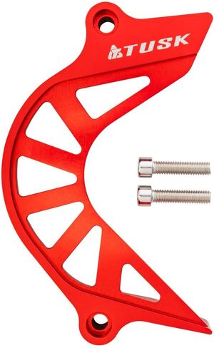 Tusk Front Sprocket Guard Red Compatible with Honda CRF 110 2013-2026 in Saudi Arabia