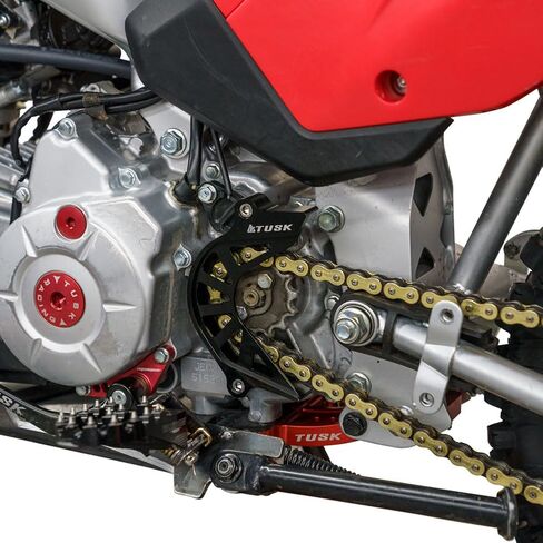 Tusk Front Sprocket Guard Red Compatible with Honda CRF 110 2013-2026 in Saudi Arabia