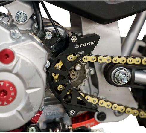 Tusk Front Sprocket Guard Red Compatible with Honda CRF 110 2013-2026 in Saudi Arabia