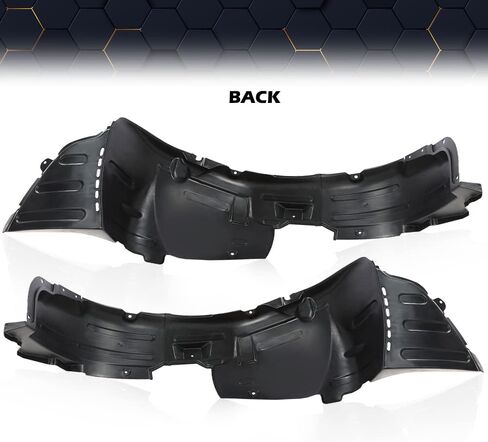 PIT66 Splash Shield Front Left & Right Compatible with Hyundai Genesis Coupe 2.0T Track 2010/Genesis Coupe 3.8 2010,2012/Genesis Coupe 3.8 R-Spec 2011-2012/Genesis Coupe 2010-2012 in Saudi Arabia