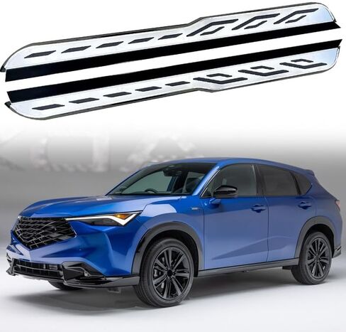 2Pcs Black Running Boards Side Steps Nerf Bars - Exact Fit for Acura ADX 2025 Heavy Duty Pedal for SUV in Saudi Arabia
