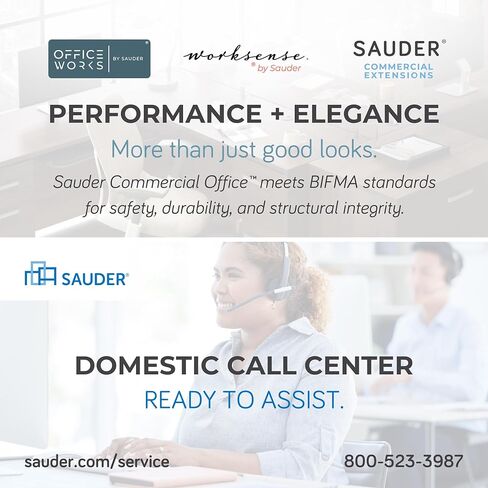 Sauder Hammond Lateral File, L: 32.87" x W: 20.55" x H: 30.0", Chalk Oak Finish in Kuwait