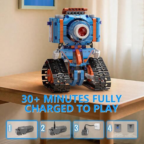 5in1 Robot Building Kits for Kids 6-12, APP & Remote Control STEM Robot Building Toys for Kids Science Learning, Technic Coding Tank Truck Stem Building Sets, Erector Set for Boys Girls Xmas Gifts in Saudi Arabia