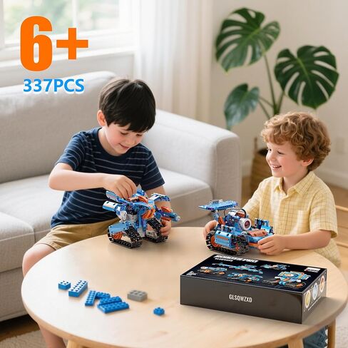 5in1 Robot Building Kits for Kids 6-12, APP & Remote Control STEM Robot Building Toys for Kids Science Learning, Technic Coding Tank Truck Stem Building Sets, Erector Set for Boys Girls Xmas Gifts in Saudi Arabia