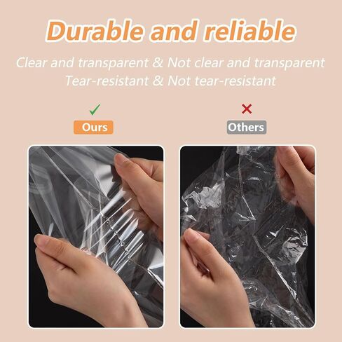 HIPOPBERRY Cookie Bags 200 Pcs 4×6 inches Cellophane Treat Bags for Packaging,Cookies,Gifts,Candy,Foods Clear Cellophane Bag and Plastic Self Adhesive Wrappers Candy Bag in Saudi Arabia