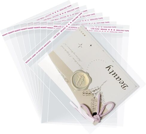 HIPOPBERRY Cookie Bags 200 Pcs 4×6 inches Cellophane Treat Bags for Packaging,Cookies,Gifts,Candy,Foods Clear Cellophane Bag and Plastic Self Adhesive Wrappers Candy Bag in Saudi Arabia