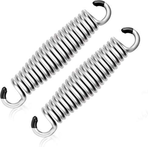 2 Pack Porch Swing Springs, Premium Stainless Steel Heavy Duty Springs, 1300 LB Rust Resistant Swing Springs for Swings & Hammocks (Silver) in Saudi Arabia