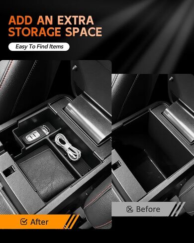 CDEFG for Ford Explorer Accessories 2024-2020 Center Console Organizer Tray (Base, XLT, ST-Line, Limited, Timberline, ST, King Ranch Platinum) Armrest Storage Box Insert Tray 2024 2023 2022 2021 in Kuwait