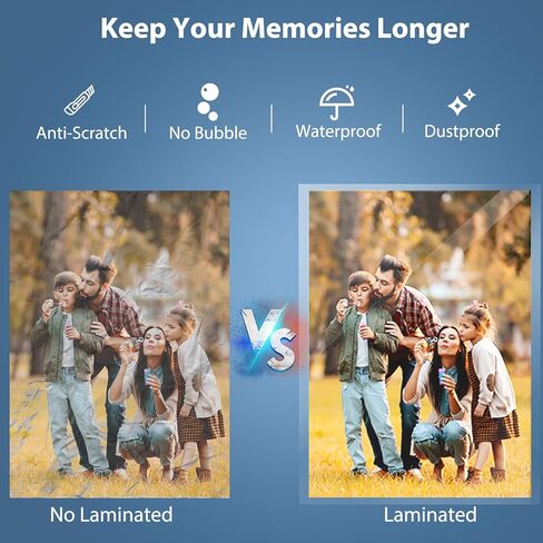 آلة تغليف 11 في 1 مع 36 ورقة تغليف، آلة تصفيح حرارية لسطح المكتب بعرض 13 بوصة لحجم الحروف، 2 تعديل لدرجة الحرارة، أداة تشذيب ورق مدمجة و3 رؤوس تقطيع - مثالية للمكتب والمدرسة والأعمال in Kuwait