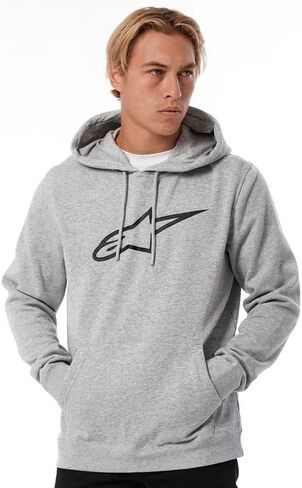Alpinestars Ageless V3 Pullover Hoodie (X-Large, Gray Heather/Black) in Saudi Arabia