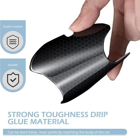8 قطع من ملصقات حماية مقبض باب السيارة، واقي مقبض الباب التلقائي المضاد للخدش، طبقة واقية لطلاء أبواب السيارة، عالمية لمعظم السيارات (متعددة الألوان) in Kuwait