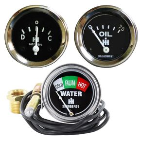 Reliable Aftermarket Parts 3 Gauge Set Fits Farmall IH Fits International 400-450 Diesel Wheatlands in Kuwait