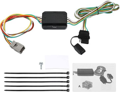 X AUTOHAUX 1 Set OV2135-001 4-Pin Trailer Wiring Harness for Acura MDX RL TL CL Integra 1994-2006 for Honda Accord CRV Element Odyssey in Saudi Arabia