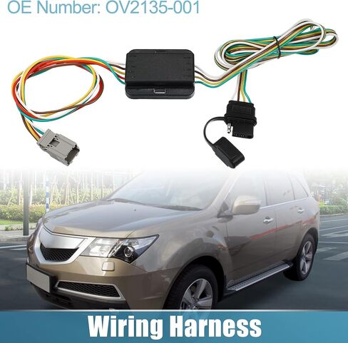 X AUTOHAUX 1 Set OV2135-001 4-Pin Trailer Wiring Harness for Acura MDX RL TL CL Integra 1994-2006 for Honda Accord CRV Element Odyssey in Saudi Arabia