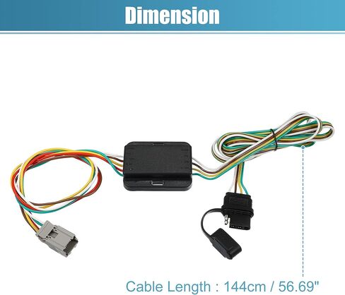 X AUTOHAUX 1 Set OV2135-001 4-Pin Trailer Wiring Harness for Acura MDX RL TL CL Integra 1994-2006 for Honda Accord CRV Element Odyssey in Saudi Arabia