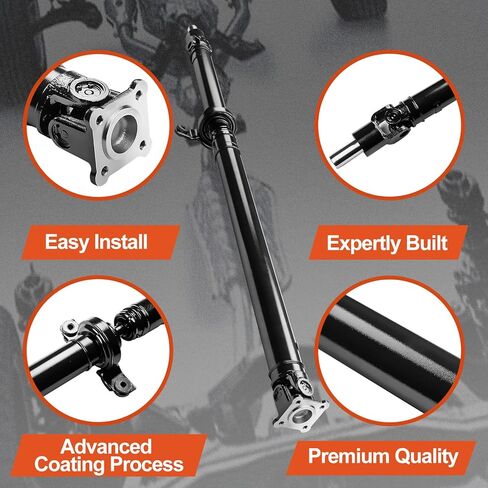 Rear Complete Drive Shaft Prop Shaft Driveshaft Assembly Compatible with Subaru B9 Tribeca 2006-2007 3.0L, Tribeca 2008-2014 3.6L, AWD, Replace OE 27111XA00A, 976-788, 27111-XA00A9E, 27111XA00B in Saudi Arabia