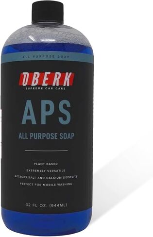 Oberk APS All Purpose Car Wash Soap – Eco-friendly, plant-based shampoo for foam cannon or hand wash. Safe for ceramic coating, interio (32) in Saudi Arabia