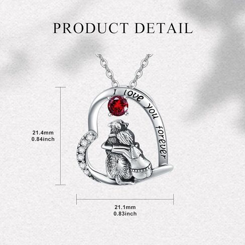 SIMONLY Mothers Day Gifts 925 Sterling Silver Dog Necklace Dog Pendant Necklace for Girls Dog Memorial Jewelry Gifts for Women Dog Lovers in Kuwait