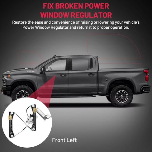 BDFHYK 751-538 Power Window Regulator with Motor Front Left Compatible with Buick Lacrosse 2010-2016 in Saudi Arabia