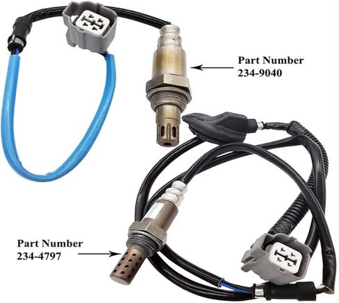 2Pcs Upstream Air Fuel Ratio Sensor 234-9040 Downstream Oxygen Sensor 234-4797 Compatible with 2003-2007 Compatible With Accord EX LX DX SE 2.4L L4 in Saudi Arabia