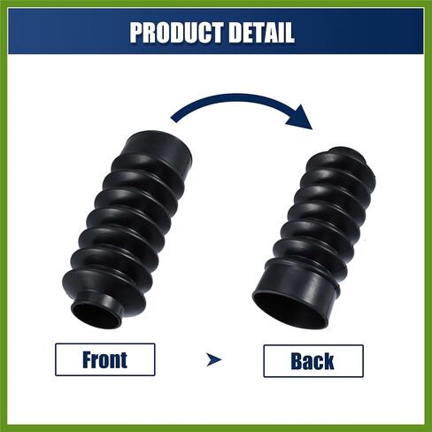 2 Pcs Motorcycle Front Fork Guards Covers Shock Absorbers Boots 39mm Universal for Harley Sportster XL883 1200 for ATV UTV Replace Parts Vehicle Components in Saudi Arabia