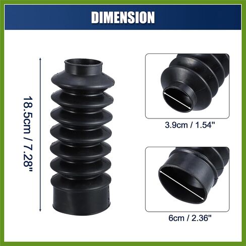 2 Pcs Motorcycle Front Fork Guards Covers Shock Absorbers Boots 39mm Universal for Harley Sportster XL883 1200 for ATV UTV Replace Parts Vehicle Components in Saudi Arabia
