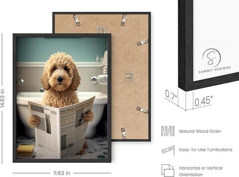 لوحة فنية جدارية للكلاب من Golden Doodle Puppy، ملصق فردي (11 × 14) بوصة غير مؤطر، فن لطيف للكلاب، فن مضحك للكلاب، عاشق رسومات الشعار المبتكرة الذهبية، صور رسومات الشعار المبتكرة الذهبية، ديكور مضحك للكلاب، ديكور رسومات الشعار المبتكرة الذهبية in Kuwait