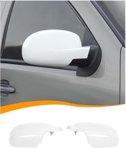 Black Fully Mirror Caps Covers Compatible with 2007-2014 Chevy Silverado GMC Sierra Avalanche Tahoe Suburban Yukon Escalade ESV Side View Door Mirror Cover Caps (Left Right) in Saudi Arabia