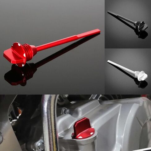 ملحقات غطاء مقياس سائل الزيت CRF110F ثلاثية الأبعاد CNC متوافقة مع CRF 110F 2013-2024 غطاء قابس مقياس السوائل للدراجات النارية على الطرق الوعرة (فضي) in Kuwait