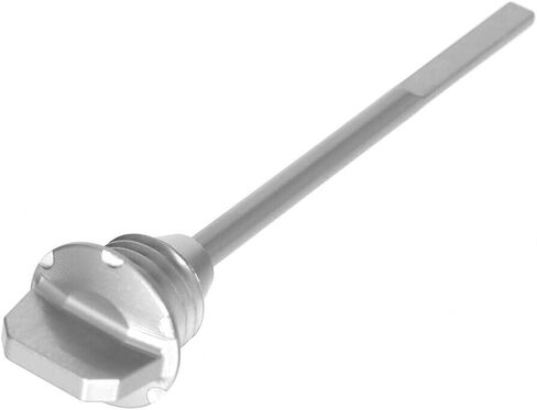ملحقات غطاء مقياس سائل الزيت CRF110F ثلاثية الأبعاد CNC متوافقة مع CRF 110F 2013-2024 غطاء قابس مقياس السوائل للدراجات النارية على الطرق الوعرة (فضي) in Kuwait