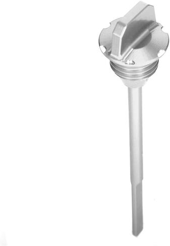 ملحقات غطاء مقياس سائل الزيت CRF110F ثلاثية الأبعاد CNC متوافقة مع CRF 110F 2013-2024 غطاء قابس مقياس السوائل للدراجات النارية على الطرق الوعرة (فضي) in Kuwait