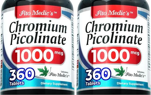 Lab | Chromium picolinate |360 tab | Chromium | Chromium Supplements | Chromium picolinate 1000mcg | picolinato de cromo | Chromium Supplement | Ultra high Absorption. in Saudi Arabia