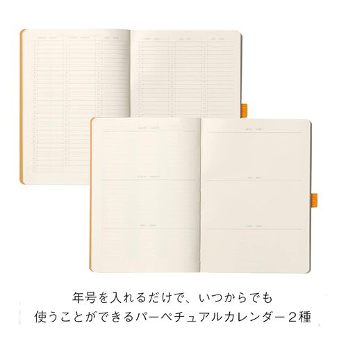 RHODIA 117806C - دفتر ملاحظات ناعم Bullet Journal Goalbook Peacock - A5 - نقطة منقط - 240 صفحة - ورق كليرفونتين عاجي 90 جم - شريطين، إغلاق مرن - غطاء من الجلد الصناعي in Saudi Arabia