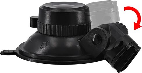 Windshield Suction Cup Mount Holder & Dashboard Adhesive Sticky Mounting Bracket Compatible with Rove R2-4K, R2-4K PRO, Stealth 4K, Stealth 4K PRO, Insignia NS-DCDCHH2 Dash Cam Series in Saudi Arabia
