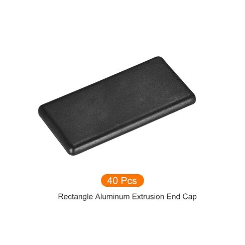 Single Hole Rectangle Aluminum Extrusion End Cap [for Aluminum bar end,Storage Rack] - 40x80mm / 10pcs in Saudi Arabia