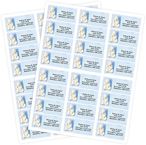ملصقات عنوان الإرجاع ذات الأوراق المتنوعة من Colorflake Dreams Holiday in Kuwait