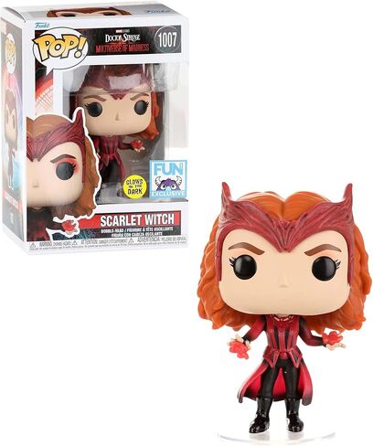 POP! Marvel: Doctor Strange in The Multiverse of Madness - Glow in The Dark Scarlet Witch Vinyl Figure Standard in Saudi Arabia