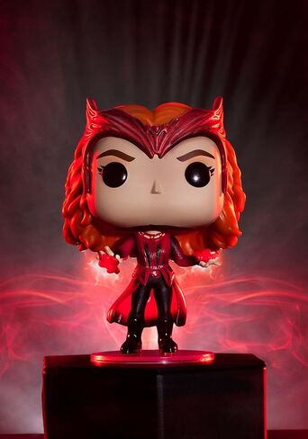 POP! Marvel: Doctor Strange in The Multiverse of Madness - Glow in The Dark Scarlet Witch Vinyl Figure Standard in Saudi Arabia